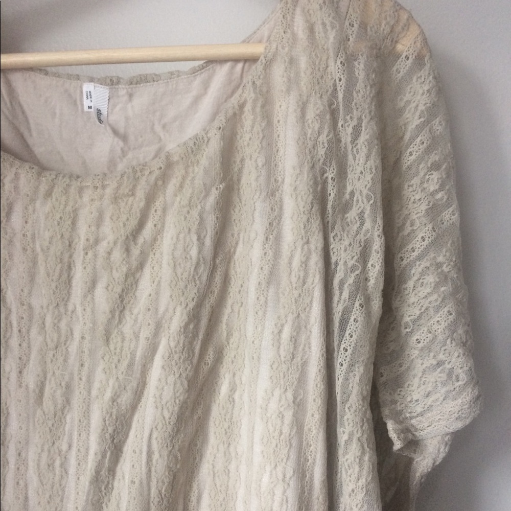Pretty Lace Dolman Top